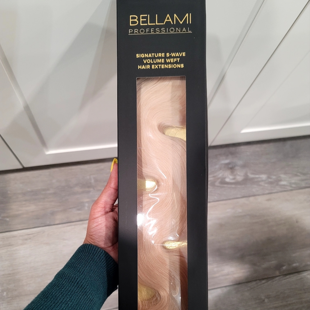 Bellami volume weft 20 inch white blonde 80 natural bw 145g